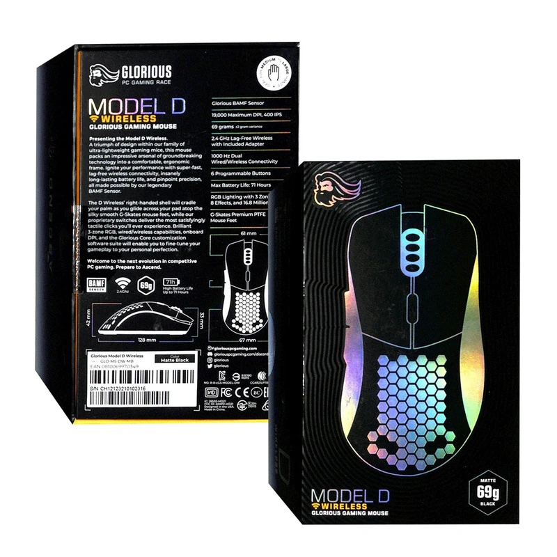 ماوس گیمینگ گلوریس مدل D | فروشگاه یادمان‌سیستم | YademanSystem.ir