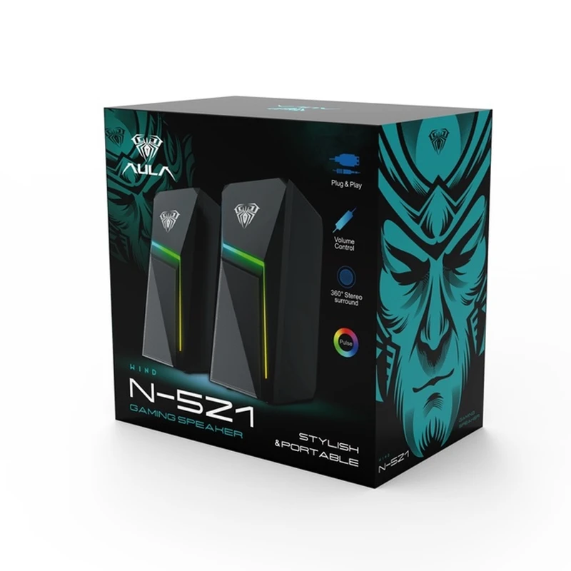 اسپیکر دسکتاپ آئولا مدل Wind N-521 | فروشگاه یادمان‌سیستم | YademanSystem.ir