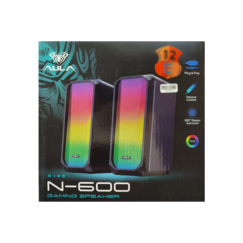 اسپیکر دسکتاپ آئولا مدل AULA N-600 | فروشگاه یادمان‌سیستم | YademanSystem.ir