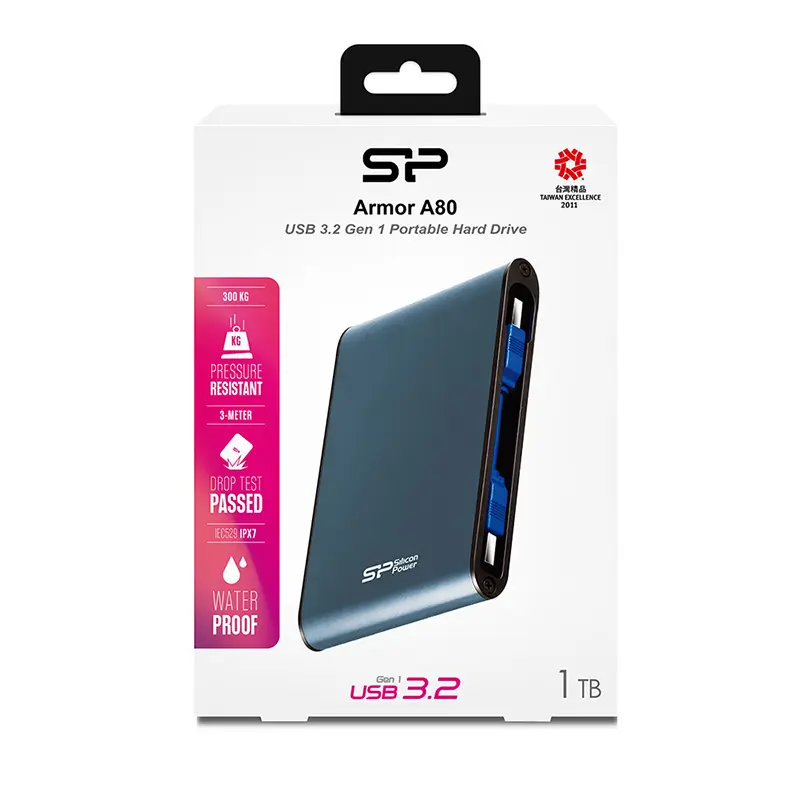 هارد اکسترنال سیلیکون پاور مدل Silicon Power Armor A80 1TB| فروشگاه یادمان‌سیستم | YademanSystem.ir