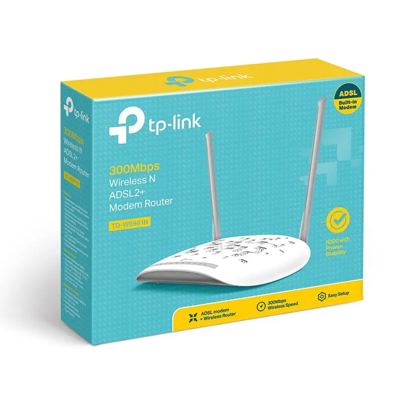 مودم تی‌پی-لینک مدل TP-LINK TD-W8961N | فروشگاه یادمان‌سیستم | YademanSystem.ir